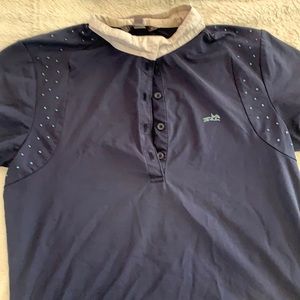 Navy riding shirt